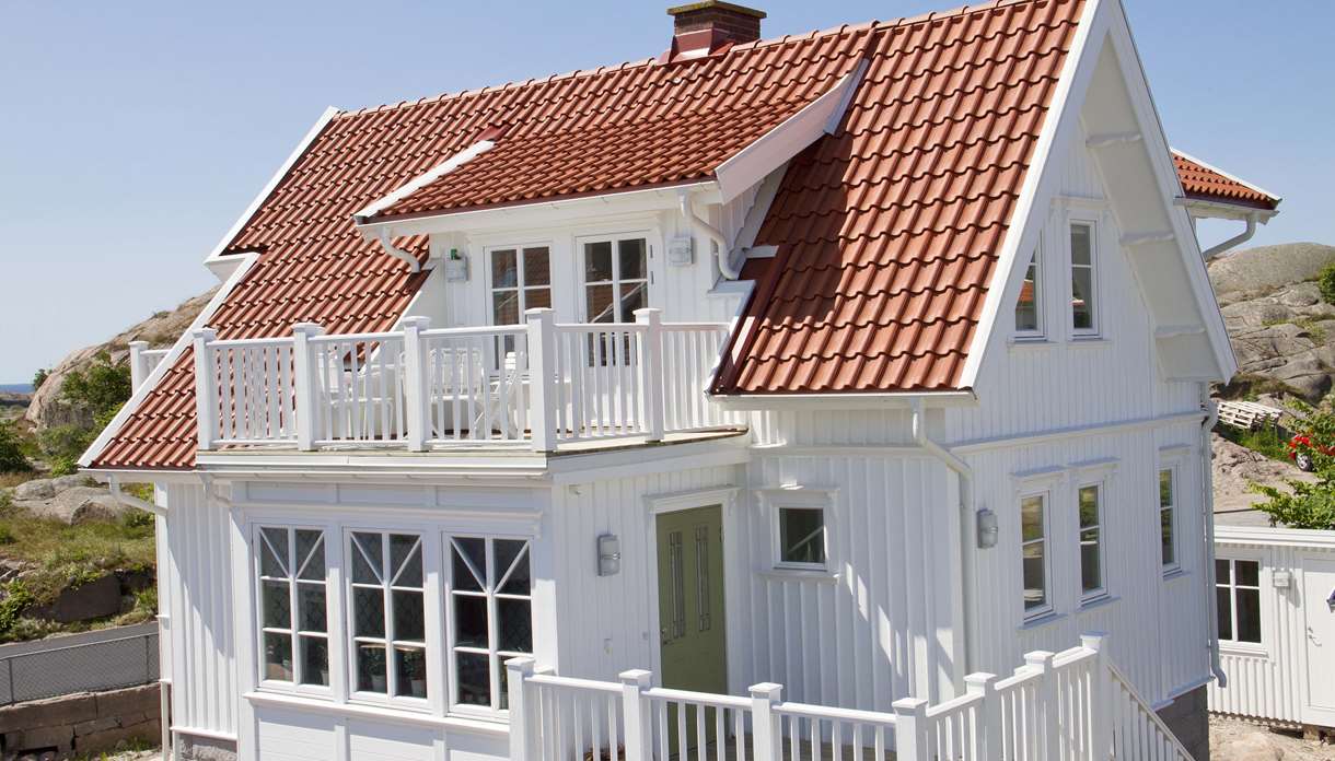 Klassiska Benders tegelpannor för takläggning